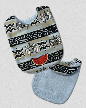 Babero con diseño palestino